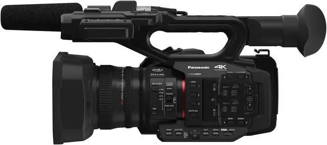 Alt view image 5 of 18 - Professional Camcorder X2, 24.5mm Wide-Angle Lens, 13-stop V-Log