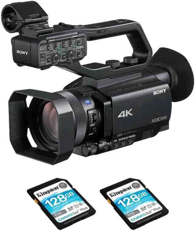 Main image of Sony PXW-Z90V Compact XDCAM Camcorder with 128GB SDXC Memory Card (2-Pack)