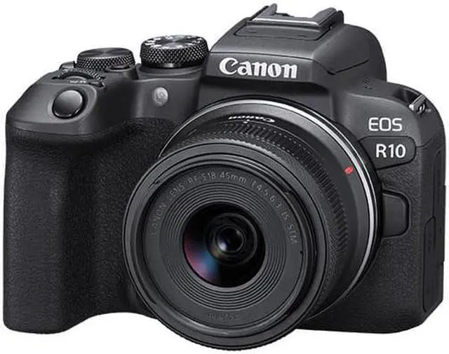 Main image of Canon EOS R10 Mirrorless Camera with RF-S 18-45mm Lens Kit