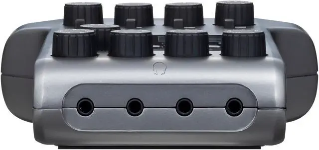 Alt view image 7 of 7 - Zoom PodTrak P4 Portable Multitrack Recorder Bundle with ZDM-1 Podcast 2-Pack