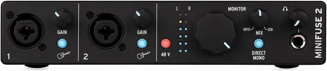 Alt view image 3 of 4 - PreSonus 4.5-Inch 2-Way Active Studio Monitors with Audio Interface and Cables