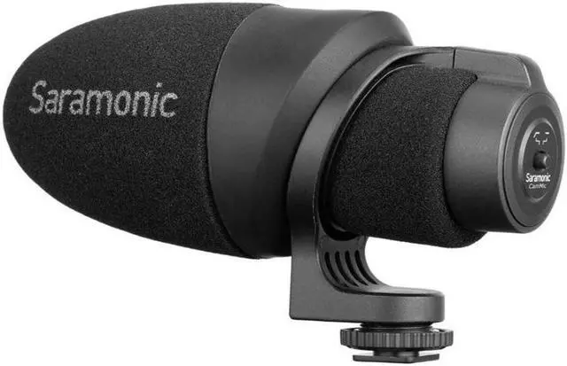 Alt view image 2 of 7 - Saramonic CamMic Camera-Mount Shotgun Microphone for DSLR Cameras + Smartphones