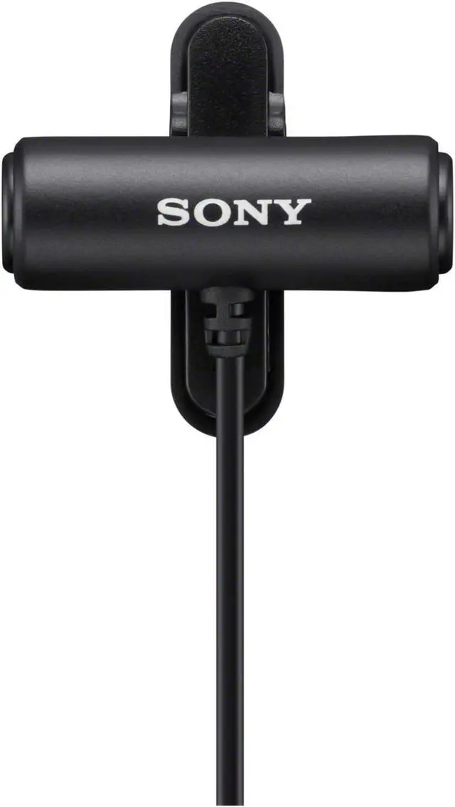 Alt view image 10 of 20 - Sony ECM-LV1 Compact Stereo Lavalier Microphone