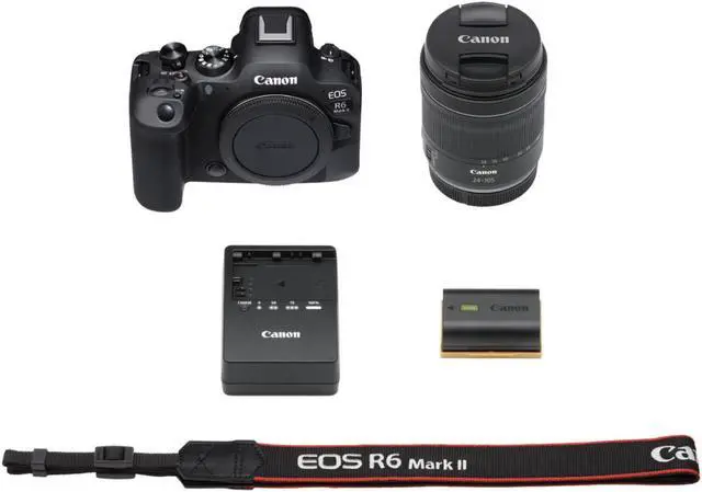 Alt view image 8 of 20 - Canon EOS R6 Mark II Mirrorless Camera with RF 24-105mm f/4-7.1 IS STM Lens, Black