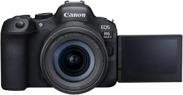 Alt view image 6 of 20 - Canon EOS R6 Mark II Mirrorless Camera with RF 24-105mm f/4-7.1 IS STM Lens, Black