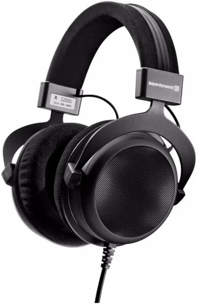 Alt view image 4 of 7 - Beyerdynamic DT 880 Premium All Black Limited Edition Headphones 250 Ohms
