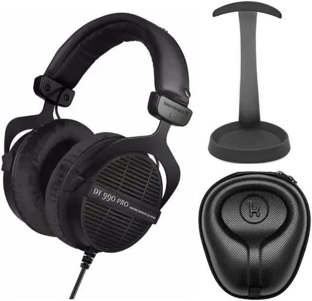 Main image of Beyerdynamic DT 990 PRO Studio Headphones (Ninja Black, Limited Edition) Bundle