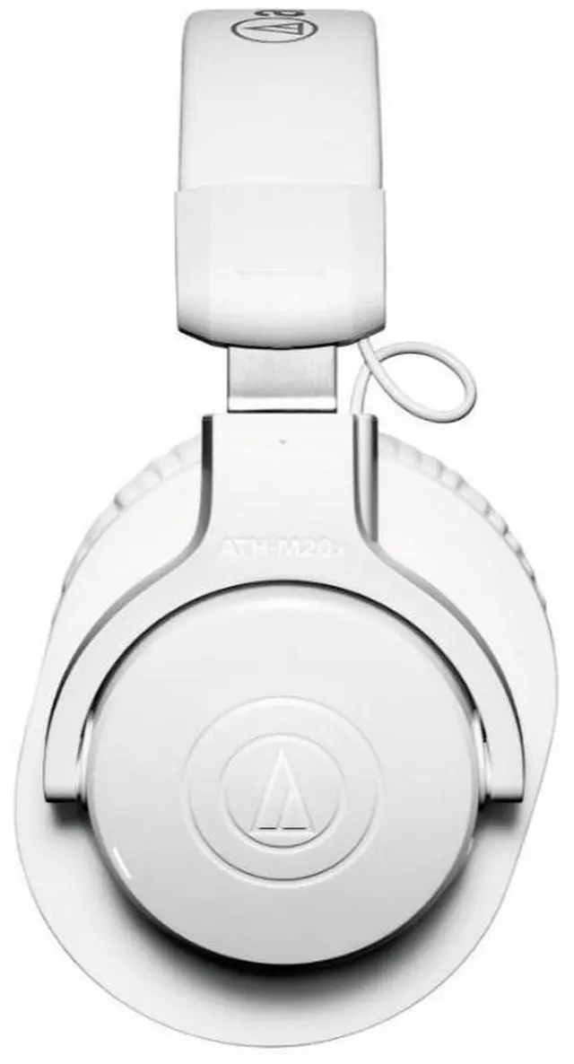 Alt view image 10 of 12 - Audio Technica ATHM20XBTWH Wireless Over-Ear Headphones - White