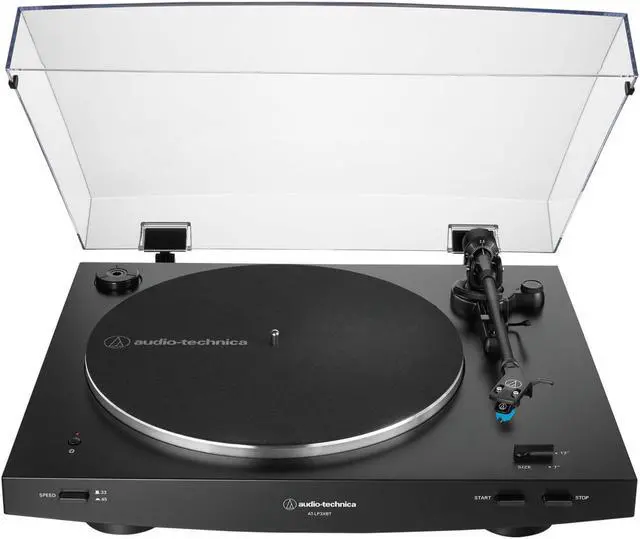 Alt view image 15 of 20 - Audio Technica Wireless & Analog Automatic Belt-Drive Turntable - Black