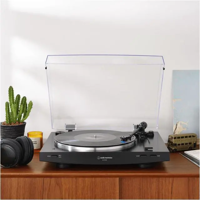 Alt view image 20 of 20 - Audio Technica Wireless & Analog Automatic Belt-Drive Turntable - Black