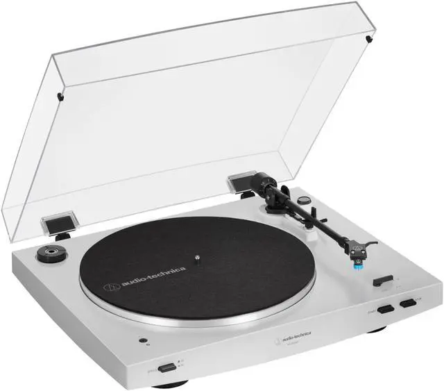 Alt view image 8 of 18 - Audio Technica Wireless & Analog Automatic Belt-Drive Turntable - White