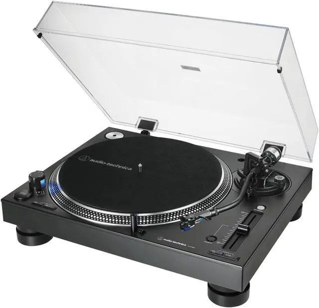 Alt view image 17 of 20 - AUDIO TECHNICA AT-LP140XP-BK DIRECT-DRIVE PRO DJ TURNTABLE