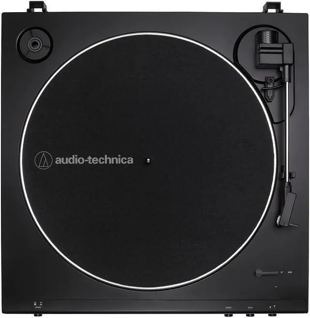 Alt view image 12 of 15 - Audio-Technica AtLP60XBW Fully Automatic Belt-Drive Stereo Turntable Brown/Black