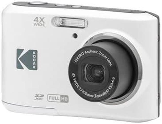 Alt view image 2 of 6 - Kodak PIXPRO FZ45 Digital Camera (White) with 32GB SD Card and 4 AA Batteries