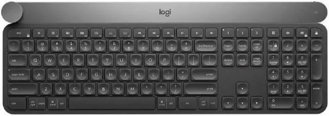 Alt view image 2 of 5 - Logitech Craft Advanced Wireless Keyboard with Palm Rest and 4-Port USB Hub