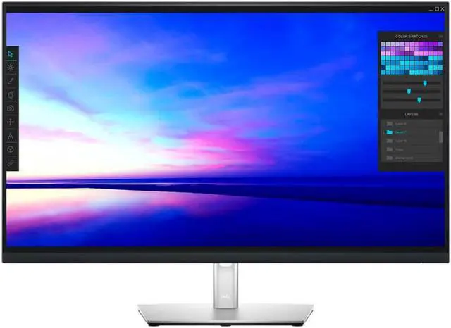 Alt view image 8 of 13 - Dell C38T3 P3221D 32-Inch Monitor - LED-backlit - In-plane Switching - WLED - 2560 x 1440 - 1000:1 - 8 ms - 16:9 - Energy Star