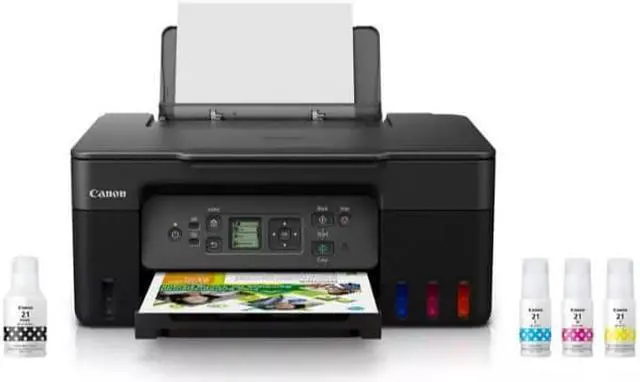 Alt view image 15 of 20 - Canon PIXMA G3270 MegaTank All-in-One Wireless Inkjet Color Printer (Black) 5805C002