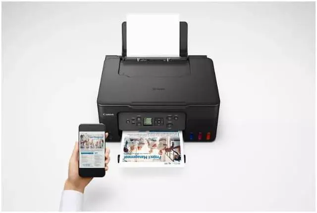 Alt view image 16 of 20 - Canon PIXMA G3270 MegaTank All-in-One Wireless Inkjet Color Printer (Black) 5805C002