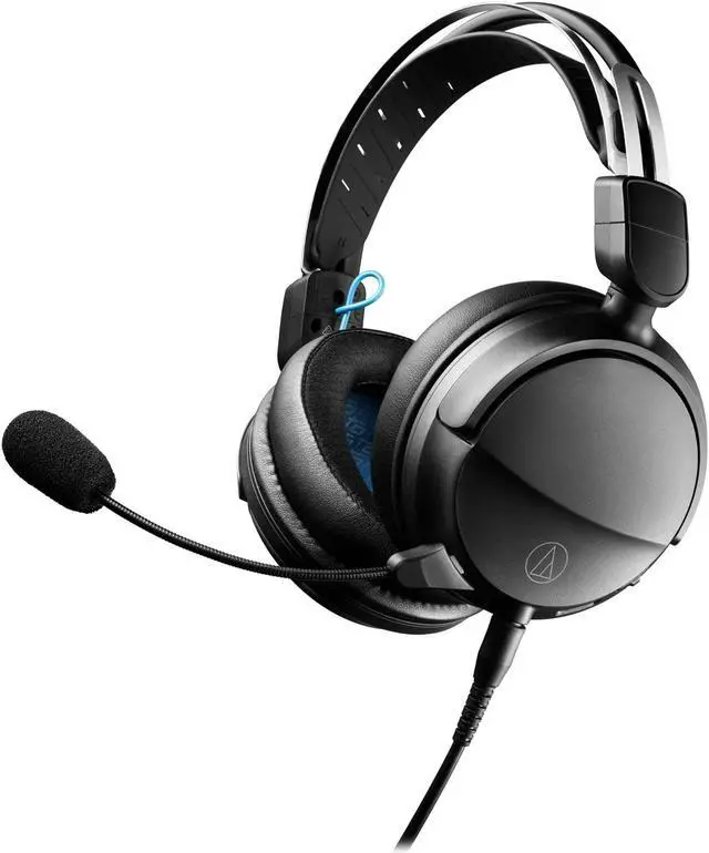 Alt view image 10 of 14 - Audio Technica High Fidelity Closed Back Gaming Headset - Black