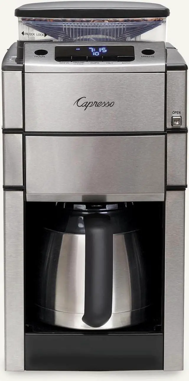 Alt view image 15 of 15 - Capresso 488.05 Team Pro Plus Thermal Carafe Coffee Maker, Silver