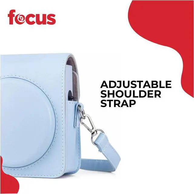 Alt view image 7 of 7 - Focus Camera Square Camera Case (Glacier Blue) for Instax Square SQ1 Instant Camera