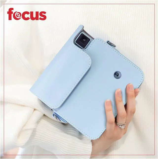 Alt view image 5 of 7 - Focus Camera Square Camera Case (Glacier Blue) for Instax Square SQ1 Instant Camera