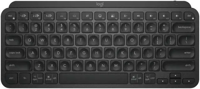 Alt view image 3 of 7 - Logitech MX Keys Mini for Mac Wireless Keyboard (Black) with Mouse Bundle