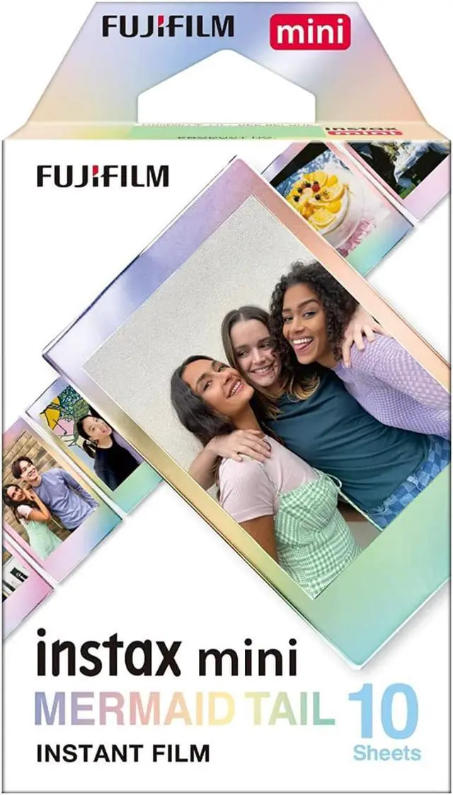 Alt view image 2 of 7 - Fujifilm Instax Mini Mermaid Tail Film, Glitter Styles (10 Exposures) 3-Pack