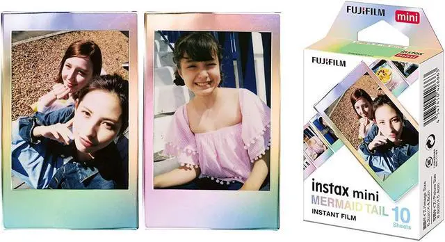 Alt view image 4 of 7 - Fujifilm Instax Mini Mermaid Tail Film, Glitter Styles (10 Exposures) 3-Pack