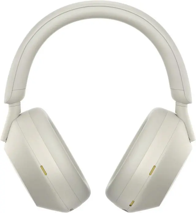 Alt view image 17 of 20 - Sony WH-1000XM5 Noise-Canceling Wireless Over-Ear Headphones (Silver)