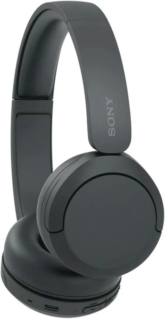 Alt view image 4 of 7 - Sony WH-CH520 Compact Wireless Bluetooth On-Ear Headphones (Black) bundle