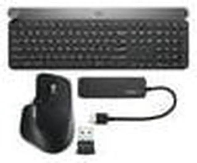 Alt view image 4 of 7 - Logitech Craft Advanced Wireless Keyboard with Wireless Mouse Bundle