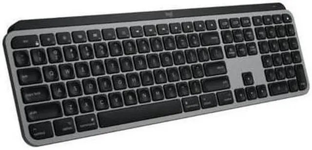 Alt view image 4 of 7 - Logitech MX Keys Advanced Illuminated Wireless Keyboard for Mac with Accessories