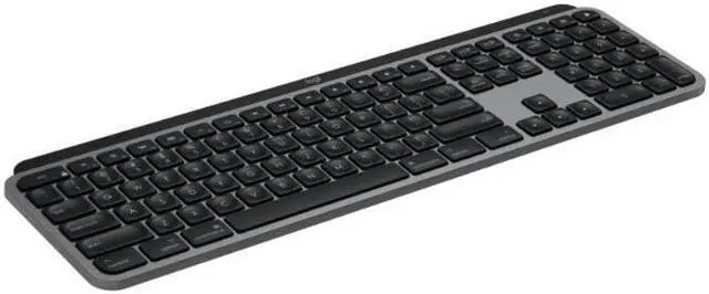 Alt view image 5 of 7 - Logitech MX Keys Advanced Illuminated Wireless Keyboard for Mac with Accessories