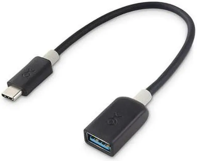 Alt view image 3 of 9 - cable matters usb c to usb adapter (usb to usb c adapter, usb-c to usb 3.0 adapter, usb c otg) in black 6 inches