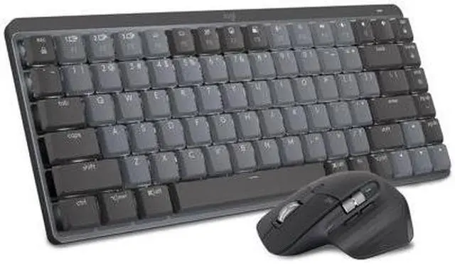 Alt view image 6 of 7 - Logitech MX Mechanical Mini Clicky Keyboard (Graphite) with 3.0 USB Hub