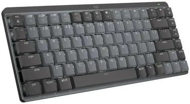 Alt view image 7 of 7 - Logitech MX Mechanical Mini Clicky Keyboard (Graphite) with 3.0 USB Hub