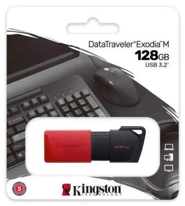 Alt view image 16 of 18 - Kingston DataTraveler Exodia M USB Flash Drive DTXM128GB