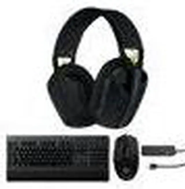 Alt view image 5 of 7 - Logitech G Series G435 Wireless Gaming Headset with Keyboard, Mouse and USB Hub
