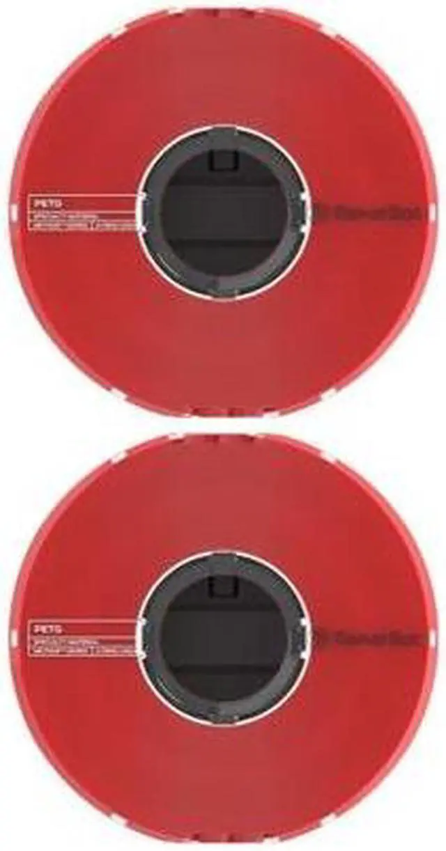 Main image of MakerBot PETG Specialty Filament Spool for Method 3D Printer (Red, 1.65lb, 2-Pk)