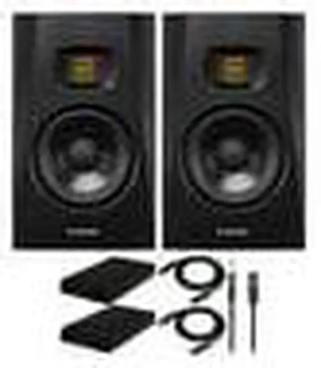 Alt view image 5 of 7 - Adam Audio T5V 5-Inch Studio Monitor (Pair) with Isolation Pads and Cables