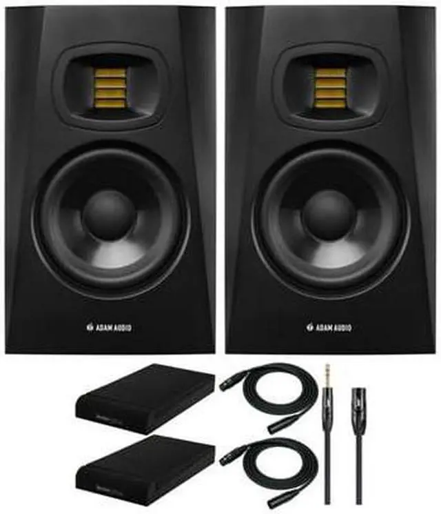 Main image of Adam Audio T5V 5-Inch Studio Monitor (Pair) with Isolation Pads and Cables