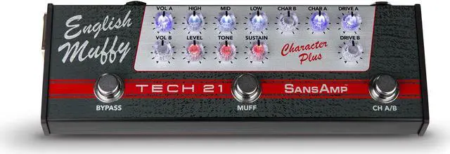 Alt view image 2 of 3 - Tech 21 SansAmp Character Series - English Muffy