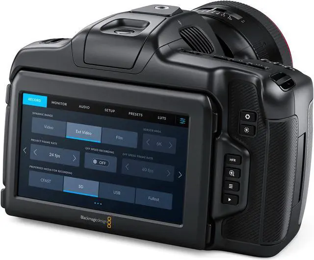 Alt view image 6 of 14 - Blackmagic Pocket Cinema Camera 6K G2