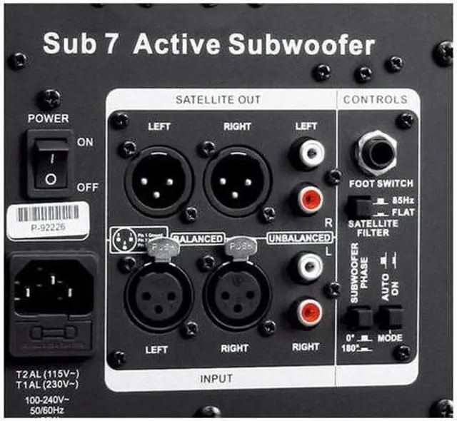 Alt view image 5 of 7 - Adam Audio Sub7 7-Inch Powered Studio Subwoofer