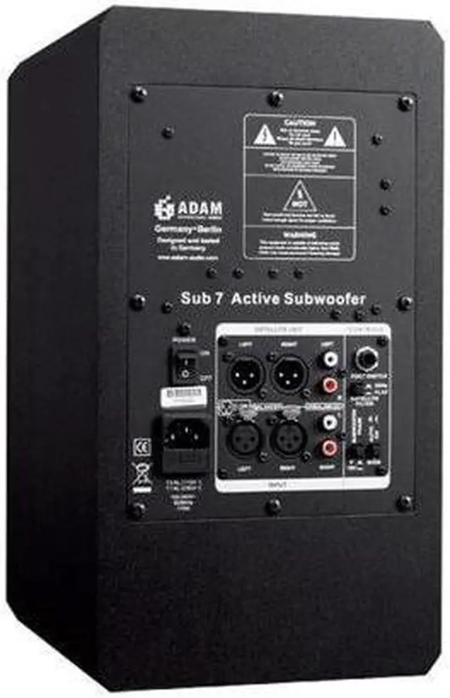 Alt view image 7 of 7 - Adam Audio Sub7 7-Inch Powered Studio Subwoofer