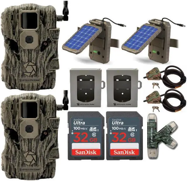 Main image of Stealth Cam Fusion X 26MP Trail Camera (AT&T) with Power Panel Bundle (2-Pack)