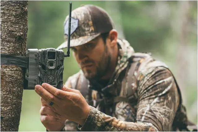 Alt view image 7 of 7 - Stealth Cam Fusion X 26MP Trail Camera (AT&T) with 32GB SD Card and Solar Panel