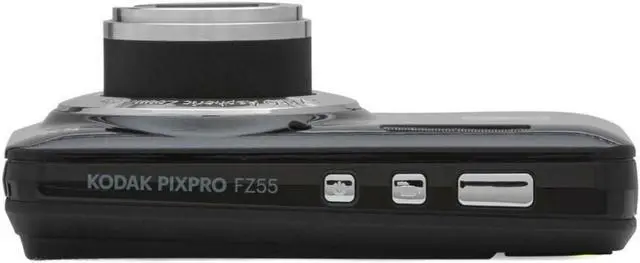 Alt view image 7 of 7 - Kodak PIXPRO Friendly Zoom FZ55 Digital Camera (Black) with Case and Memory Card