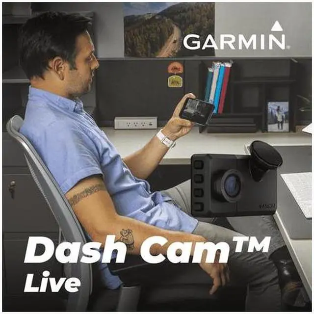 Alt view image 7 of 7 - Garmin Dash Cam Live, 1440p HD with 140-degree Field of View | Always-connected LTE Dash Cam 010-02619-00